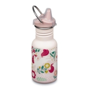 Klean Kanteen Kid Classic Sippy Cap 355 ml (6m+)  Drinkfles van roestvrij staal met drinktuit voor kinderen