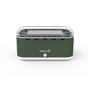 Barbecook Carlo Army Green Tafelbarbecue BC-CHA-1018 Compacte tafelbarbecue met regelbare ventilator en handige draagtas