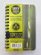Onyx+Green Notitieboek Suikerriet A7 - Bamboo Klein notitieboekje met spiraalbinding - 60 vellen - gelijnd.