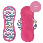 Bloom&Nora Wasbaar maandverband Midi – Flirt - Fan Wasbaar maandverband voor een normale menstruatie en dagelijks comfort.