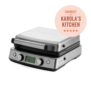 GreenPan Wafelijzer Stainless Steel met 2 Sets Wafelplaten Wafelijzer van roestvrij staal met uitneembare platen voor klassieke en Luikse wafels
