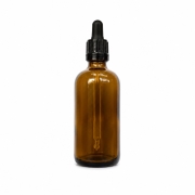 Lukse Amberkleurig druppelflesje 100 ml Glazen flesje met druppelpipet voor een precieze dosering