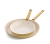 GreenPan Set de poêles Padova Reserve 2 pièces jaune soleil
