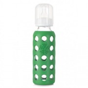 Lifefactory Babyfles 260 ml - Grasgroen Glazen babyfles