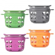Lifefactory Opbergpot Glas 475 ml