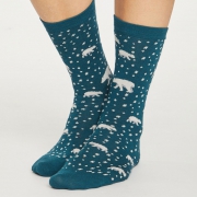 Thought Chaussettes Bambou - Arctic Teal Blue